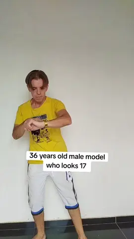 36 years old male model who looks 17 