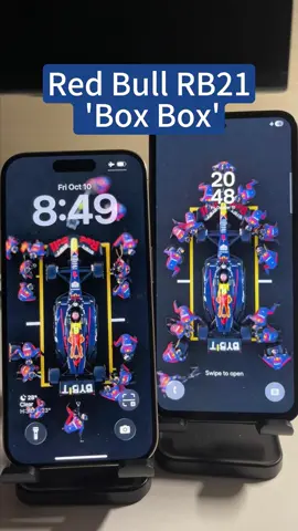 Live wallpaper Red Bull RB21 “Box Box” #livewallpaper #f1 #redbull #redbullracing #wallpaper 