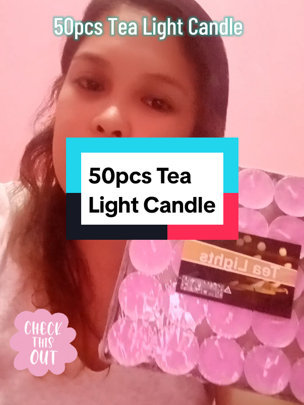 50pcs Tea Light Candle check out na🙂 #tealightcandle  #candle 