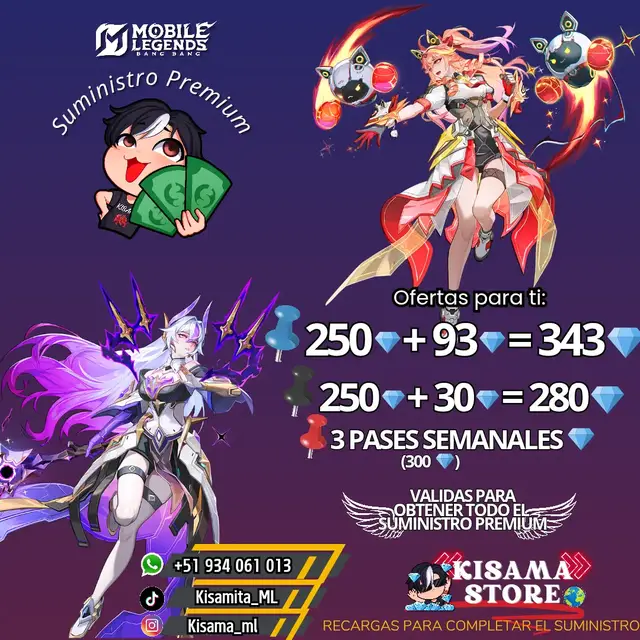 Obtén 16 tickets🎟 para que estes más cerca de obtener  una skin Aspirants✨️🤗  #kisamastore #mlbbaspirants #mlbblatam #kisama_ml #kisamamlbb 