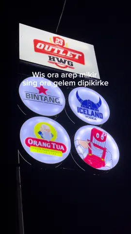 Wis or arep mikir meneh nggo wing sing ragelem dipikirke🍻