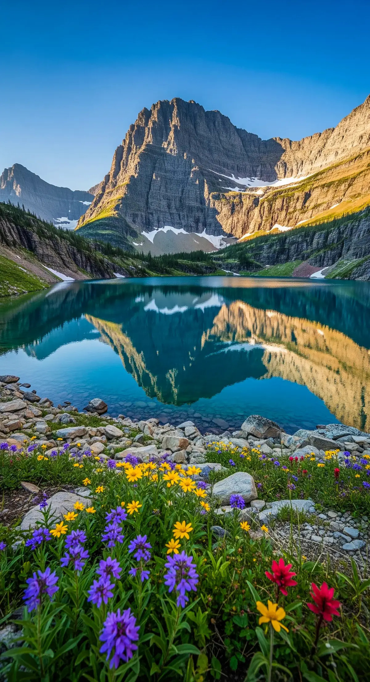 This is the definition of an alpine jewel. #HiddenLake #Montana #TravelTikTok #FindYourPeace #Fyp 