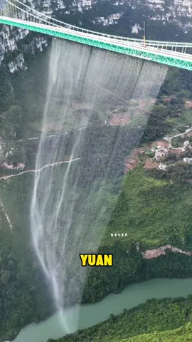 China’s $300M Sky Bridge#MegaProject #EngineeringMarvel #HuajiangBridge#usatiktok🇺🇸 #fyp 