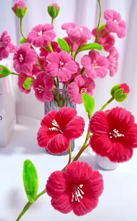 Cách làm hoa 🌺 từ kẽm nhung#kemnhung #xuhuong #viral #foryou #handmade 
