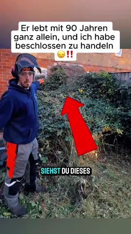 Ich putze den Garten eines alten Mannes namens René. Er lebt auch alleine. #Gartenarbeit #garten #reinigung #gartenplanet 