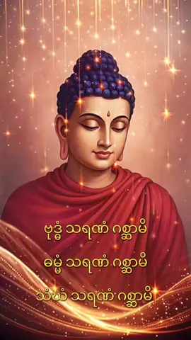 သရဏဂုဏ်အစွမ်းတန်ခိုး  ~~~~~~~~~~~~~~~~ ဗုဒ္ဓံ သရဏံ ဂစ္ဆာမိ ဓမ္မံ သရဏံ ဂစ္ဆာမိ သံဃံ သရဏံ ဂစ္ဆာမိ ဒုတိယမ္ပိ ဗုဒ္ဓံ သရဏံ ဂစ္ဆာမိ ဒုတိယမ္ပိ ဓမ္မံ သရဏံ ဂစ္ဆာမိ ဒုတိယမ္ပိ သံဃံ သရဏံ ဂစ္ဆာမိ တတိယမ္ပိ ဗုဒ္ဓံ သရဏံ ဂစ္ဆာမိ တတိယမ္ပိ ဓမ္မံ သရဏံ ဂစ္ဆာမိ တတိယမ္ပိ သံဃံ သရဏံ ဂစ္ဆာမိ ဗုဒ္ဓဂုဏော အနန္တော ဓမ္မဂုဏော အနန္တော သံဃဂုဏော အနန္တော 🌟🌟🌟 #ဘုန်းကျက်သရေများတိုးပွါးကြပါစေ🙏🏻🙏🏻🙏🏻  #လာဘ်လာဘပွင့်ကြပါစေ🙏🙏🙏  #ကံမြင့်ကံတင့်ကြပါစေ🙏🏻🙏🏻🙏🏻  #နှလုံးစိတ်ဝမ်းအေးချမ်းကြပါစေ🙏🙏🙏  #စိတ္တကာလနှစ်ဖြာသုခပြည့်စုံကုံလုံကြပါစေ🙏🏻🙏🏻🙏🏻 