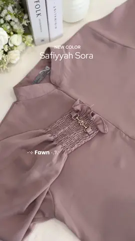 Safiyyah sora warna fawn ✨