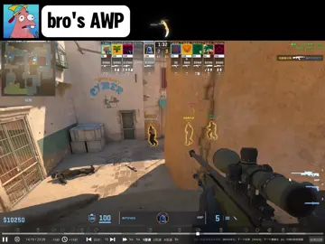 Bro AWP😎#cs2funny #bro #awp #dust2 #csgofunny #funcs2 #funny #csgo #cs2moments 