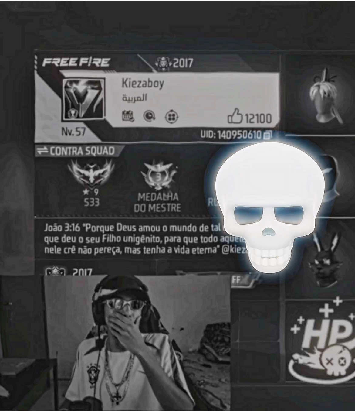 Essa foi a reação do Sadx 💀 #freefire #freefire_lover #kiezaff #sadx 