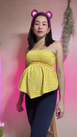 Smocked tube top na perfect din sa buntis🤍#smockedtop #tubetop #ladiestops #maternitytop 