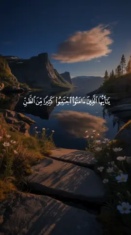 ياأيها الذين آمنوا اجتنبوا كثيرا من الظن #سعد_الغامدي #قران #قران_كريم #quran #تلاوة_خاشعة 