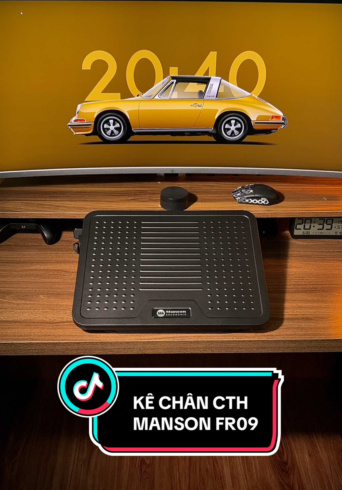 Kê chân văn phòng FR09 đến từ The Manson . #mansonfr09 #kechanvanphong #gacchancongthaihoc #pcsetup #desksetup 