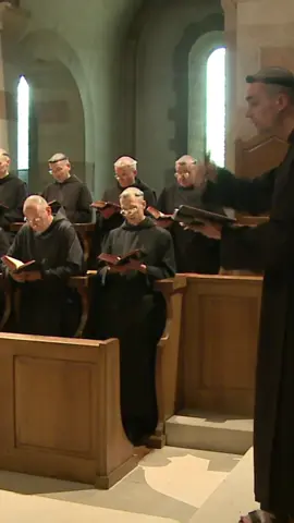 Faites une pause ! Écoutez le chant des moines ! Voici une répétition de chant à l’Abbaye Sainte Madeleine. #catholique #gregorian #psaume #chant #religious 