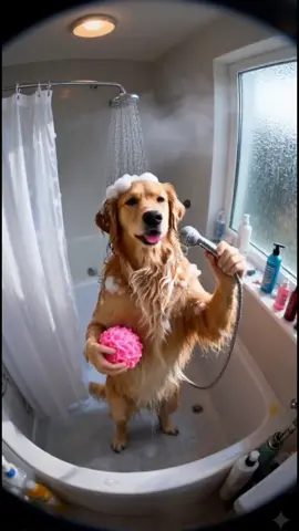 #pet #ai #dog #petcute #dogbath 