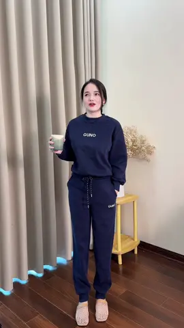 Bộ quần áo nỉ guno#thoitrangnu#outfit#guno#viral 