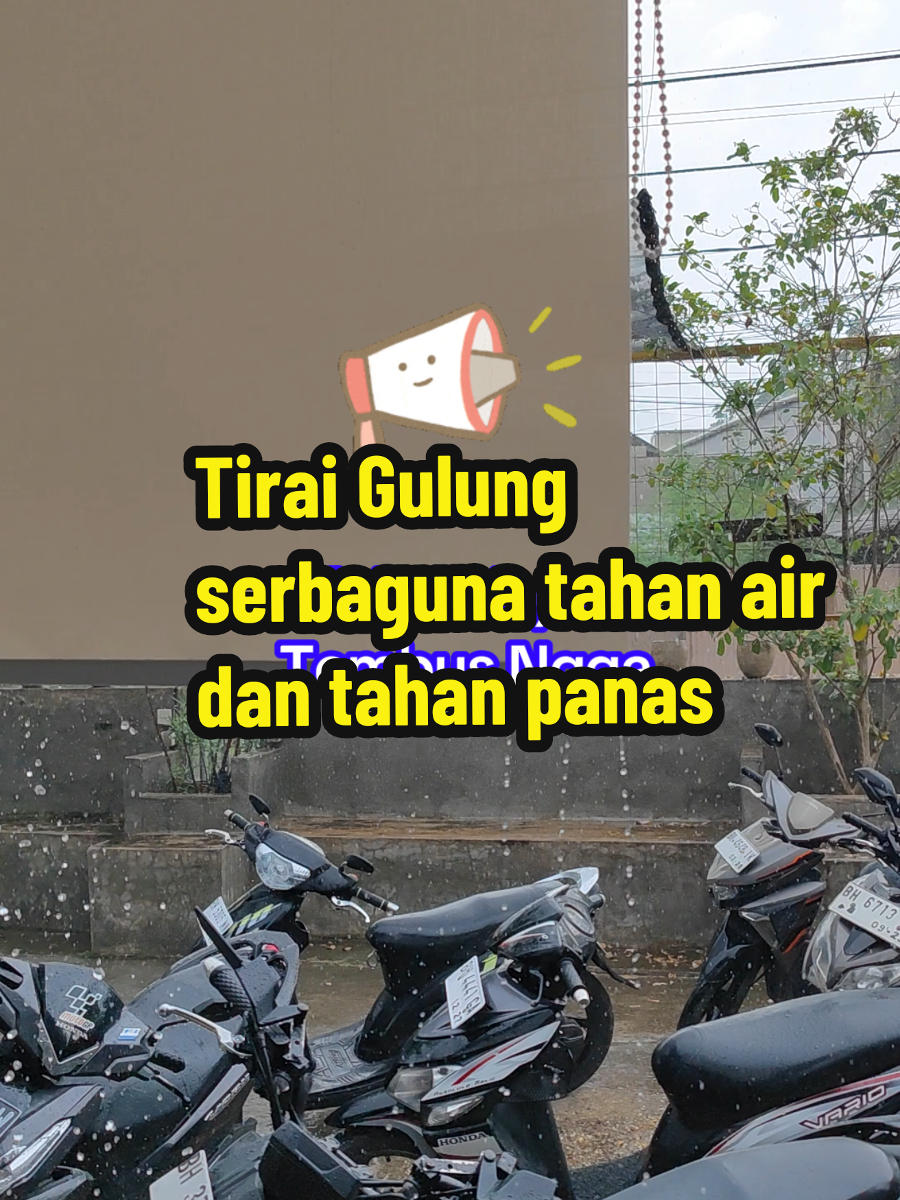 Tirai Gulung serbaguna tahan air dan tahan panas. #tirai  #tiraijendela  #rollerblind  #rollerblinds 