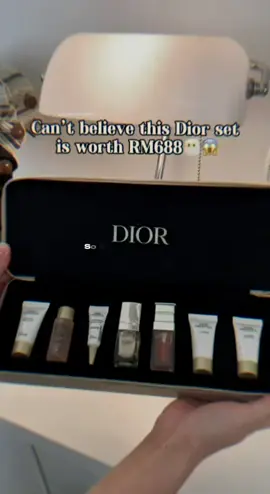 Gift Set Dior jadore 5ml 999 satin dior prestige la micro huile de rose serum 5ml #Dior #DiorSet #Perfume #tiktokshop
