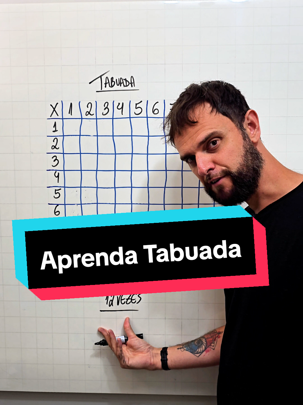 Método de 12 dias que pode fazer você aprender a tabuada de uma vez por todas #matematica #tabuada #professor 