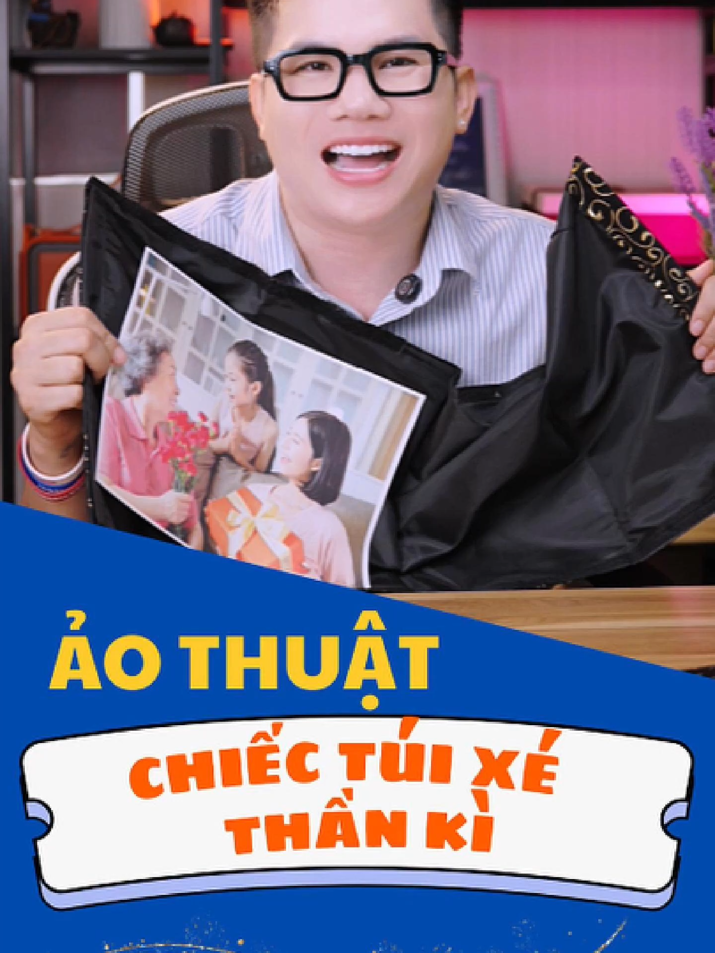 Chiếc túi xé thần kỳ dùng để dẫn vào tiết học cực sáng tạo và hấp dẫn nhé thầy cô #thaytungkynang #sugiatruyendonglucchogiaovien #giaovien #aothuat