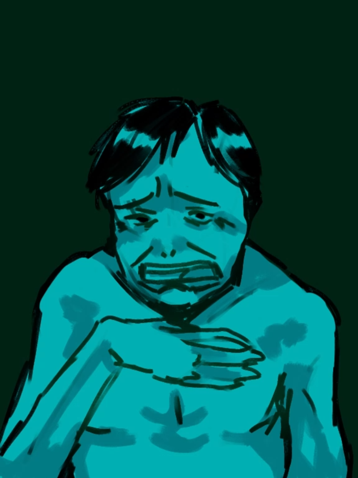 Ts happens when Visitors have no orders to follow #noimnotahuman #fanart #digitalart #noimnotahumanfanart #horrorgame