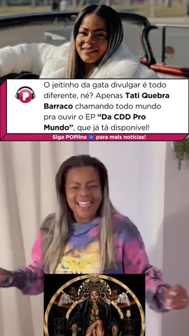 Chegou o momento que o funk estava esperando: Tati Quebra Barraco lança o EP 