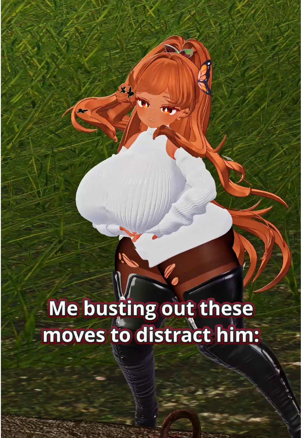 When you have to distract the sniper!💃🎶 #findinganest #vtuber #relateable #funny #meme 