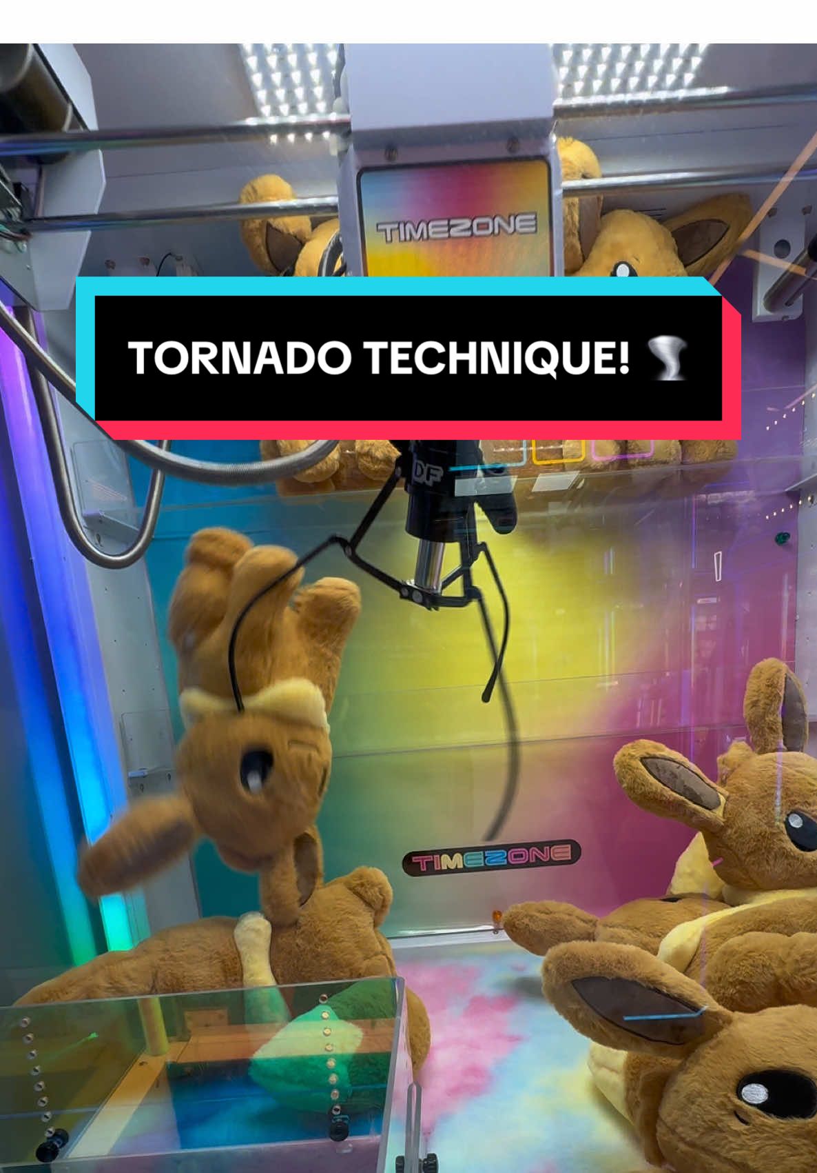 Tornado Technique! 🌪️ Note: Be extra careful when doing this technique. You don't want to end up breaking the glass. 🫣 #fyp #fy #hack #clawmachine #theclawninja 