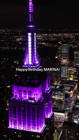 Happy b day queen #marinaandthediamonds #nyc #empirestatebuilding #newyork 