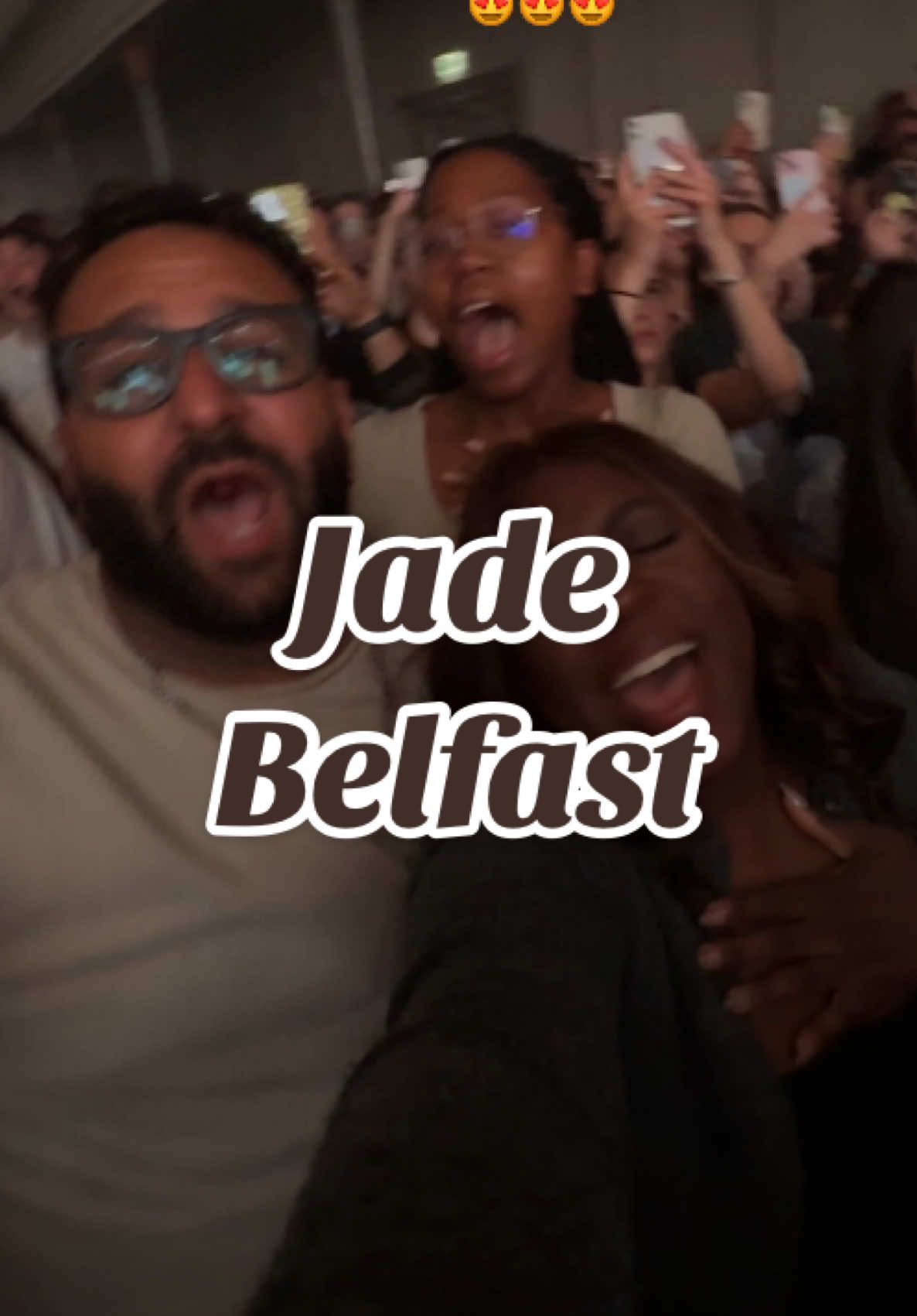 Is this how the kids do it???  WHAT A JOURNEY!!😍✨would fly out again and again to see this incredible show!! LOVE YOU FROM DAY 1 @JADE!!!! @thejaderoom #jade #thatsshowbizbaby #thatsshowbizbabytour #jadethirlwall #belfast 