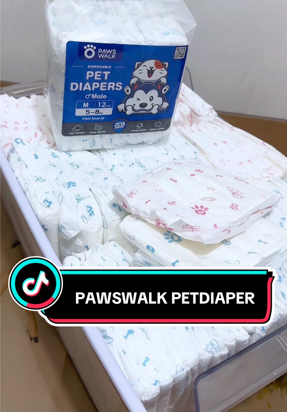 Pawswalk Petdiaper for Male & Female Super Budget Friendly #petdiaper #budgetfriendly #furparentfinds 