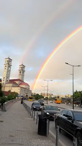 rainbow #kosovo #prishtina #view 