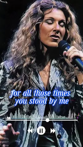 Celine Dion - Because You Loved Me #música #celinedion #becauseyoulovedme #lyrics_songs #tipografia 
