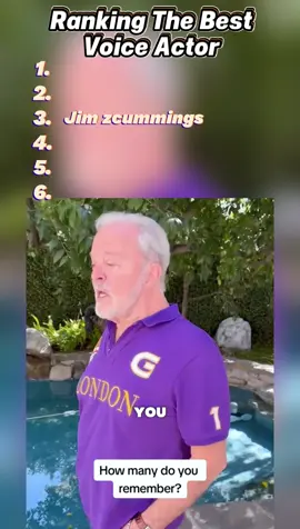 Voice actor #ranking #funny #viral 