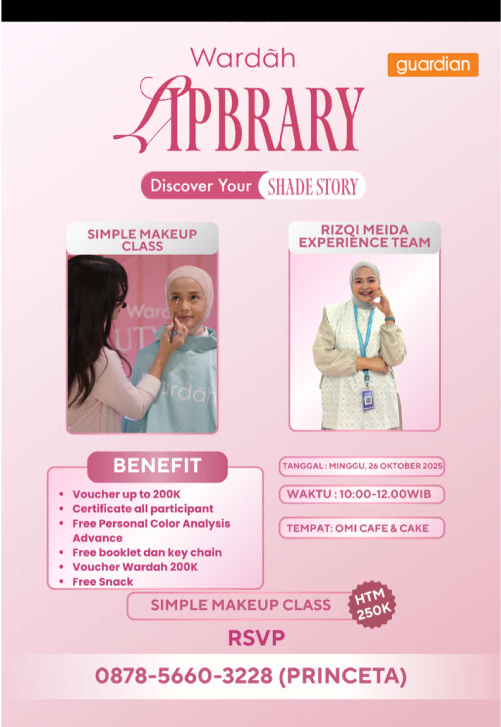 Membalas @vrlyn  Sidoarjo .. siapa nih yang belum pernah ikutan wardah personal color .. yapsss dibulan oktober ada beauty class & free personal color disidoarjo kalian bisa reservasi segera jangan smapai kehabisan slot nya yaaaa karna bakalan banyak bnget benefit yang di dpet 😍 #pcasidoarjo #personalcolorsidoarjo #wardahpersonalcoloranalysis #personalcoloranalysissidoarjo 