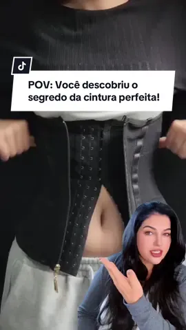 Silhueta perfeita com essa cinta modeladora por menos que um almoço!  Clica na sacolinha e transforma! 🧡