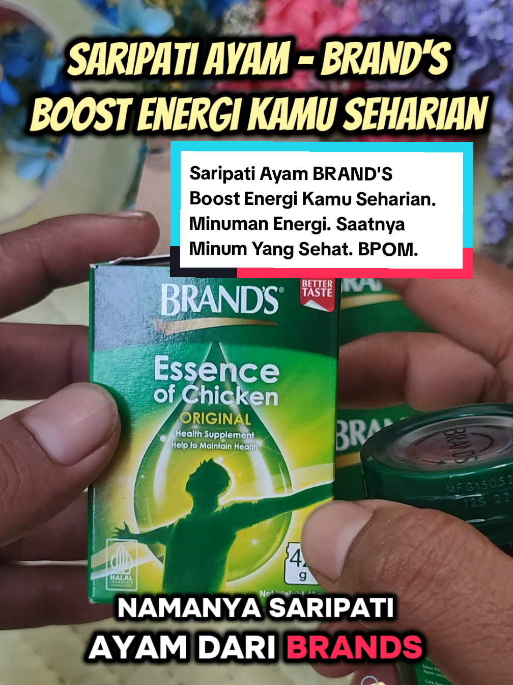 Saripati Ayam - BRAND'S Boost Energi Kamu Seharian Kamu bakalan ngerasa lebih berenergi kalau udah konsumsi ini. Asli! suplemen ini bantu tubuh tetap fit gak mudah capek walau aktivitas padat seharian. namanya Saripati Ayam dari Brand's. Kandungannya tuh dari ekstrak ayam murni tinggi protein dan asam amino yang bantu pemulihan tubuh, jaga imun, dan bikin kamu lebih produktif. Banyak banget yang udah buktiin sendiri manfaatnya, bisa diliat ulasan dan komentar ditombol belanja kiri bawah. apalagi khusus hari ini Brands Saripati Ayam ada promo super hemat beli 6 gratis 3, siapa cepat dia dapat. yuk cobain! tombol belanja dikiri bawah ya. #brandssaripatiayam #saripatiayam #saatnyaminumyangsehat #minumanenergi #promoguncang1010 