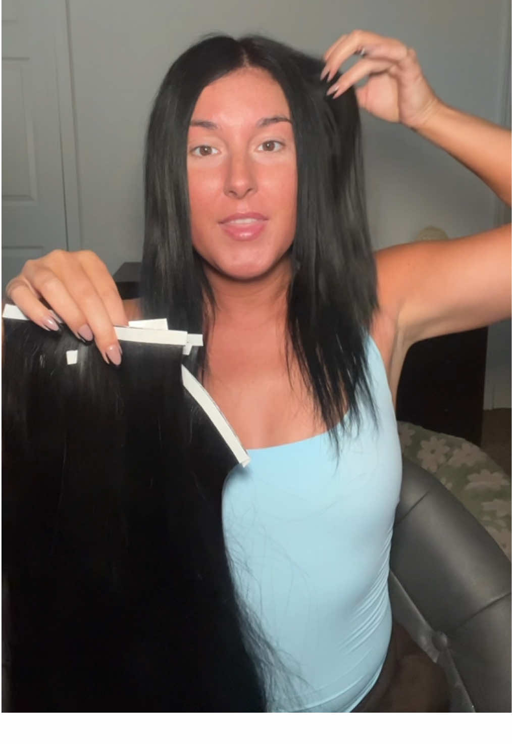 Fresh install with @DIY Hair Extensions 🖤✔️