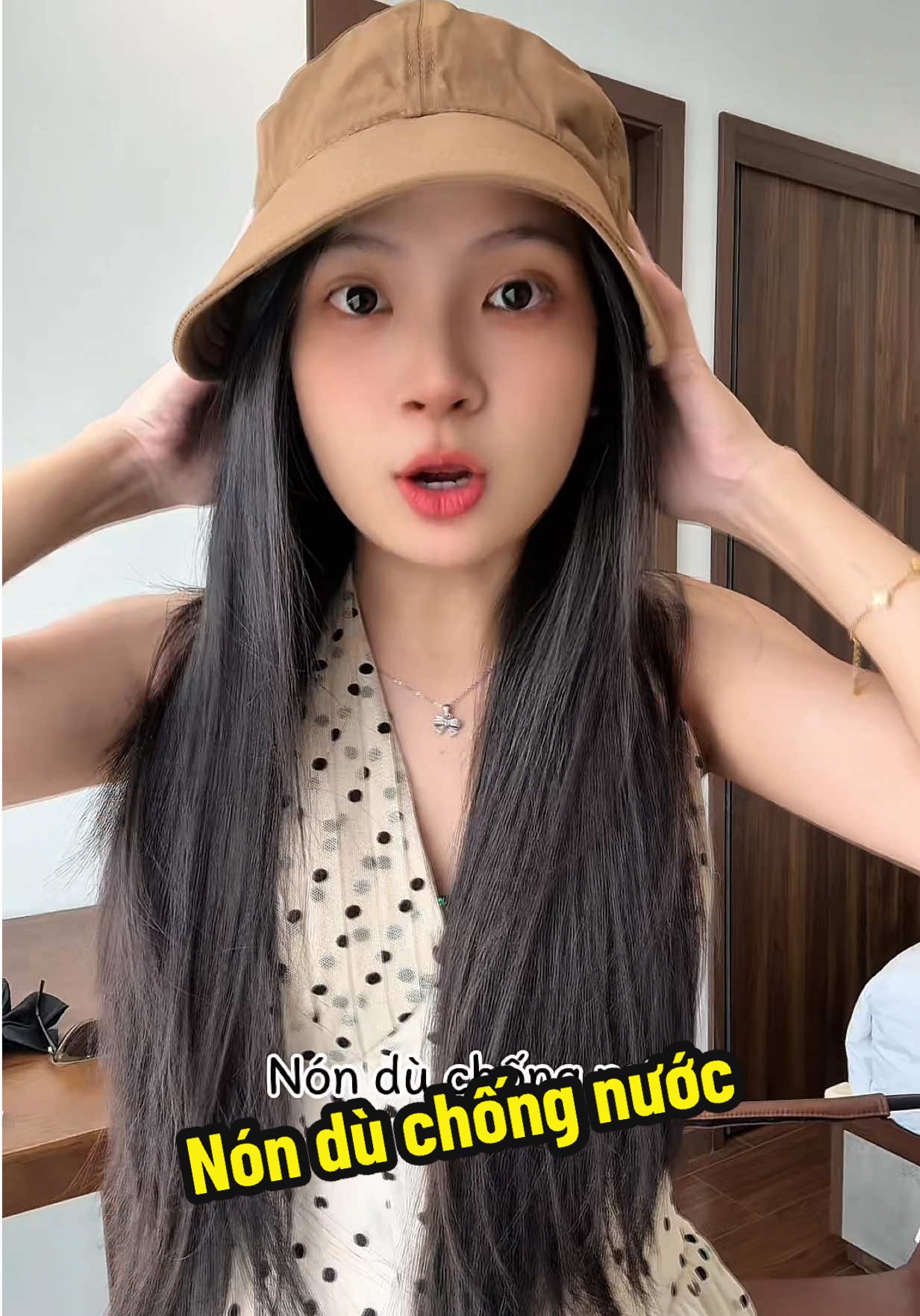 Nón dù chống nước #cothamvelangg 