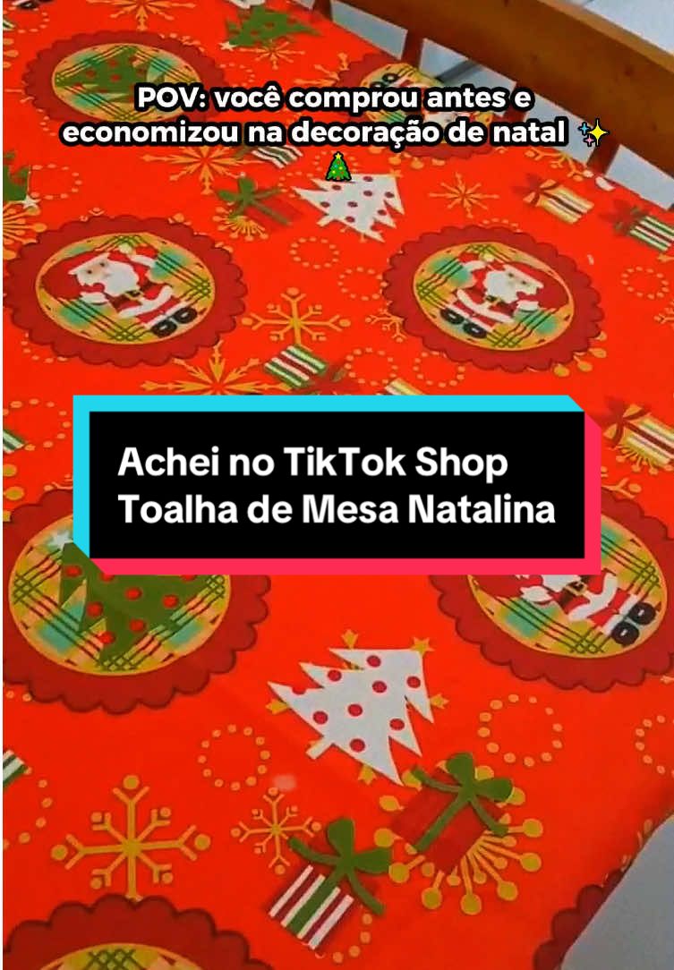🎄✨ Toalha Natalina Decorativa ✨🎄 #toalhanatalina #natal2025  #decoraçãodenatal #ceiadenatal #mesaposta 