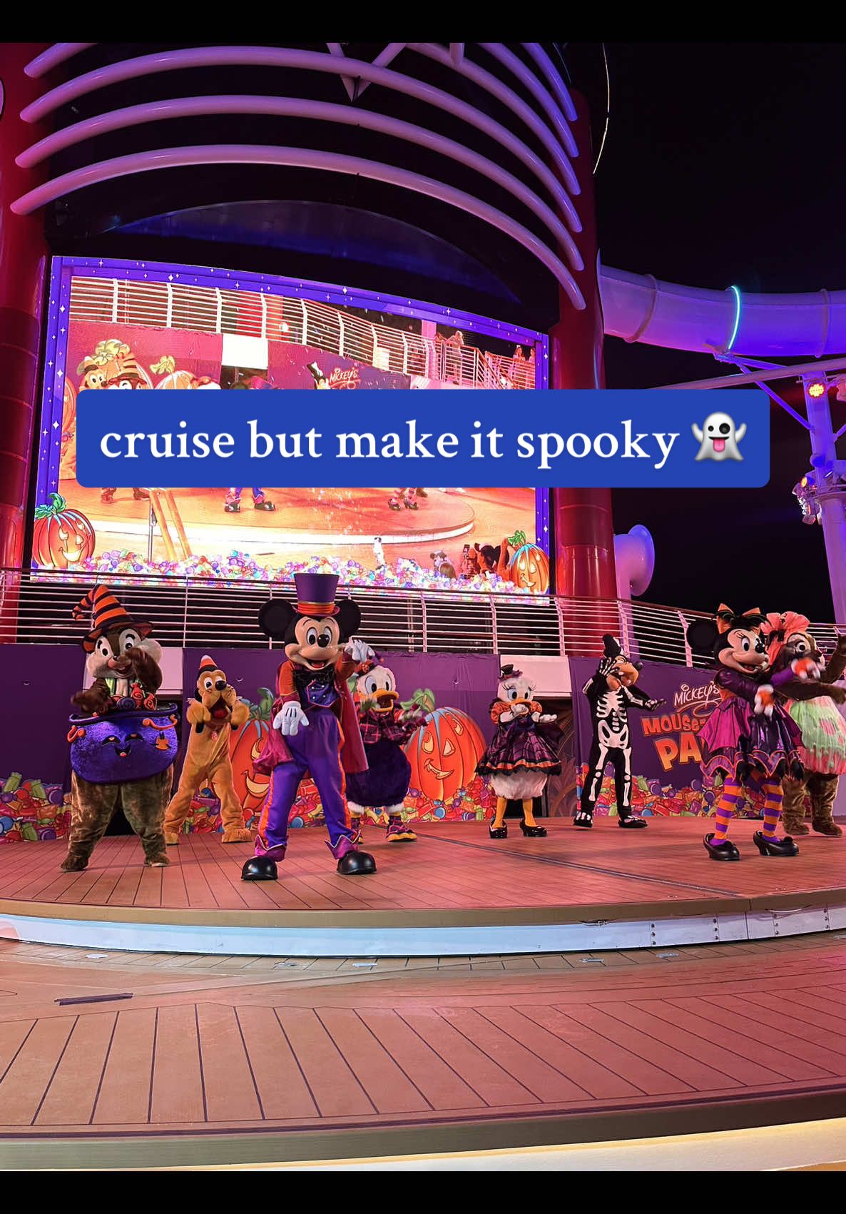 Is a Halloween on the High Seas sailing right for you?! 👻 Here are some of the things I experienced on 2 back-to-back sailings aboard the Disney Magic and Wish 🚢 👇🏻 • pumpkin trees (unique to each ship) + beautiful fall/halloween decor  • trick or treat and costumes for ALL ages!  • Mickeys Mouse-querade! Adorable dance party led by characters on the ship deck! Come dressed up! • Spooky story telling and pumpkin tree lighting ceremony!  • Halloween trivia + crafts 🎃 • Adult Halloween costume contest • dedicated Halloween activities for kids and adults only!  Halloween On the High Seas sailings are typically more affordable for families! This is another exciting reason why you should consider one!  I’d love to help you get started!  #disneytravelagent #halloweenonthehighseas #disneywish #disneymagic #disneycruiselife 
