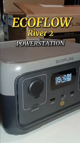 Perfect sa mga wfh to, and want makatipid pa sa kuryente #ecoflow #powerstation #portablepowerstation #portable #tiktokviral Powerstation, portable powerstation, ecoflow river 2