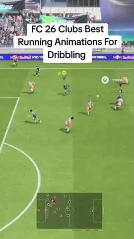 FC 26 Clubs Best Running Animations For Dribbling #fc26 #proclubs #clubs #football #Soccer 