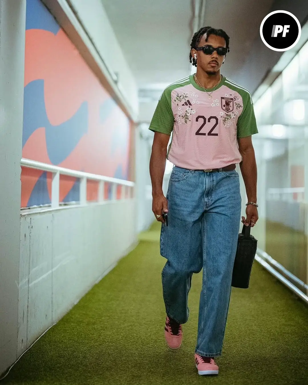 Jules Kounde’s fit checks go crazy. #kounde #barcelona #football #fyp #viral 