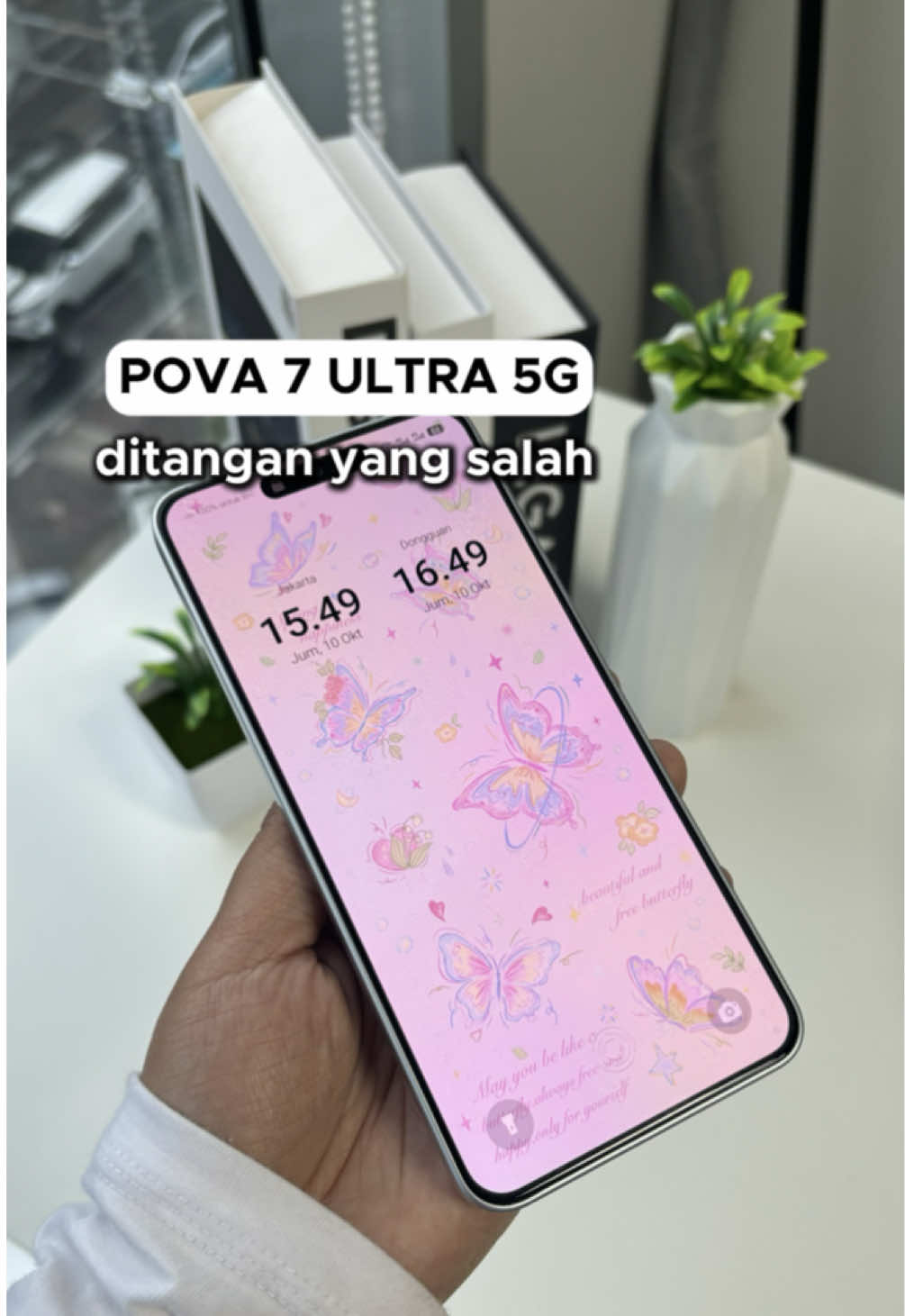 Bukannya gahar tapi cute banget dehh😆 #pova7 #pova7series #hpgaming #hp4jutaan #hptecno 