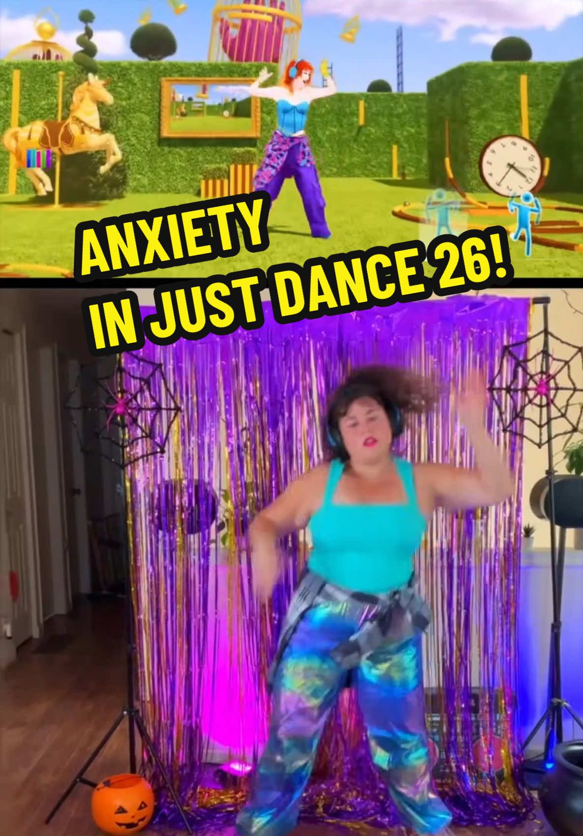 Ever feel like dancing out your feelings? Well now you can with Just Dance 26 With Anxiety By Doechii🩷 Game comes out October 14th!  • I have partnered with Ubisoft to produce this content!  @justdancegame @Ubisoft #ubisoftpartner #ad #justdance2026 #justdance #anxiety 