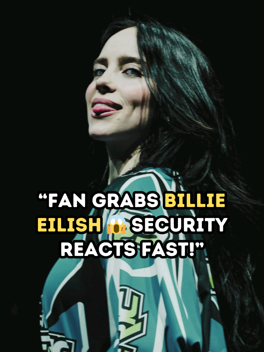 During her Miami concert, Billie Eilish was briefly grabbed by a fan during her barricade walk. Security acted within seconds, ensuring her safety while Billie calmly continued her show — proving once again why she’s one of the most composed artists on stage. #BillieEilish  #miamiconcert  #CelebrityNews #BillieEilishFans  #EntertainmentUpdate