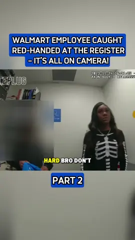 Walmart Employee Caught Red-Handed At The Register- It’s All On Camera! P2 #bodycam #bodycampolice #cops #police #foryou 