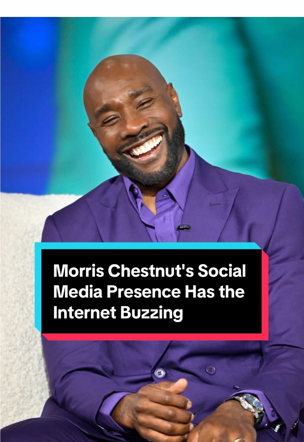 Everyone say THANK YOU to #morrischestnut social team 😉💜. #theresidentfox #watson #boyzinthehood #tamronhallshow 