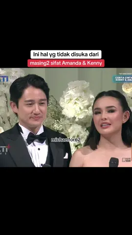 Amanda & Kenny saling spill hal2 yang mereka tidak suka satu sama lain #kennyaustin #amandamanopo #wedding #couple #resepsi 