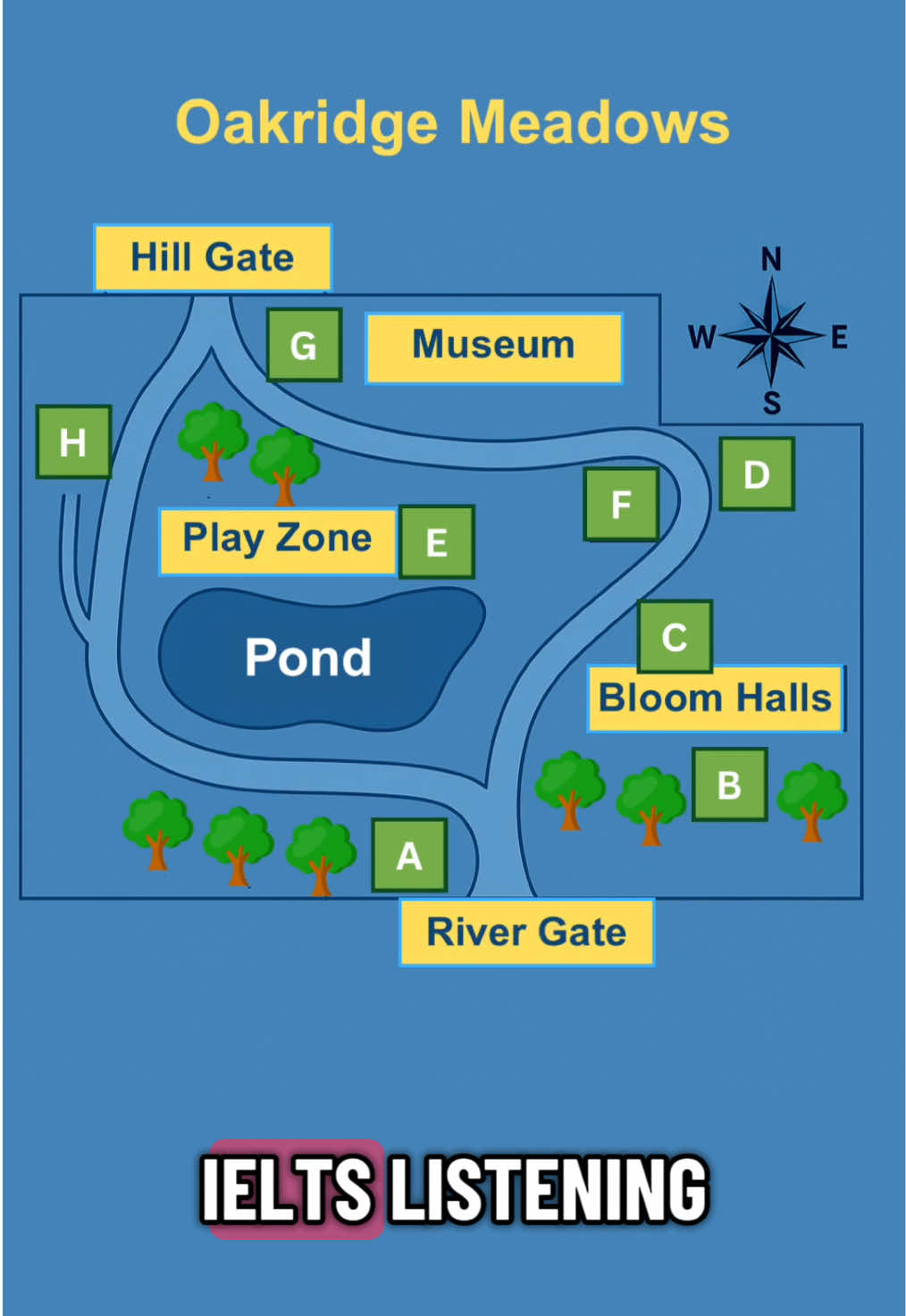 🎧 IELTS Listening Map Challenge | Part 15 🌿 Can you follow the directions and find the botanical seating area on the map? 👀 Listen carefully and try to catch the key clues for direction! Then check your answer as we break it down step by step. 🧭✨ #ieltslistening #mapchallenge #listeningchallenge #ieltspractice  @English BUFF 